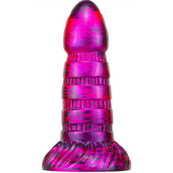 MetallicAnal Gode Torff 16 x 5.8cm Violet-Noir